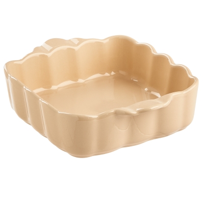 Fuente para Hornear Scallop Rosada 8x6x2"