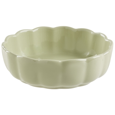 Fuente para Hornear Scallop Verde 11x3"