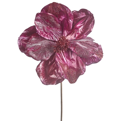 Rama Decorativa Magnolia Roja Nav Joy 27"