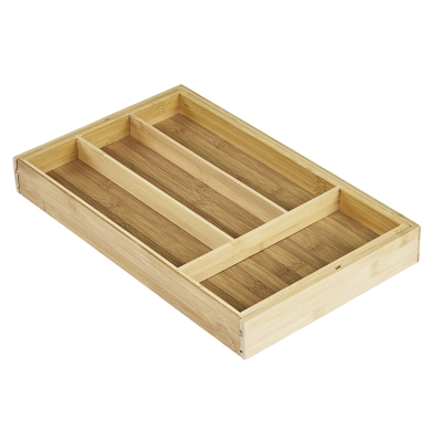 Organizador de Cubiertos Bambú 10x2x2"