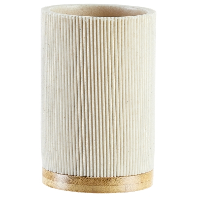 Vaso Desert Resina Marfil