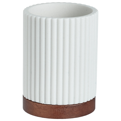 Vaso Moka Resina Blanca