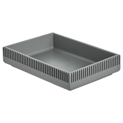 Bandeja Slate Resina Gris