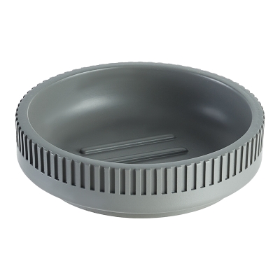 Jabonera Slate Resina Gris