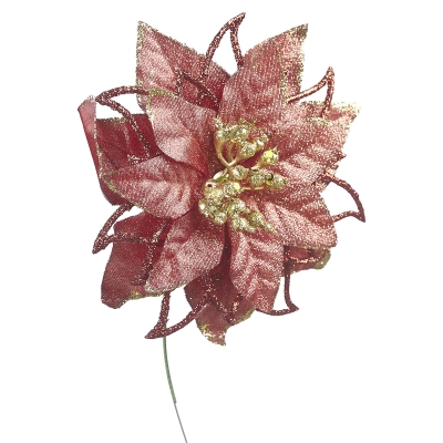 Flor Pascua Roja 7 Pulgadas