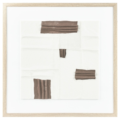 Cuadro Siderno Marrón Claro 24x24 Pulgadas