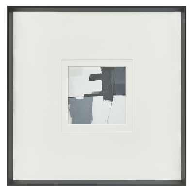 Cuadro Nuit Negro 20x20 Pulgadas