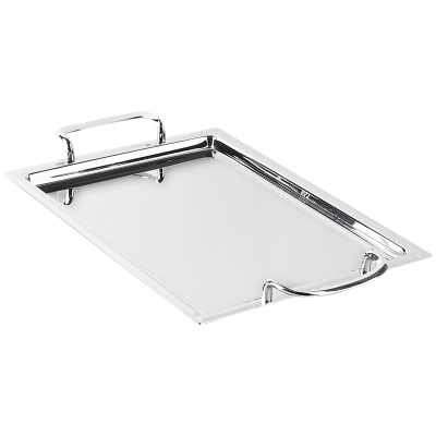 Bandeja de Servir de Acero Inoxidable Mediana 14x9"