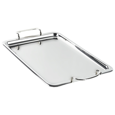 Bandeja de Servir de Acero Inoxidable Grande 17x10"