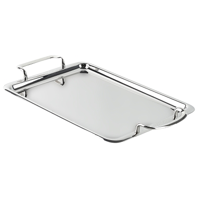 Bandeja de Servir de Acero Inoxidable Mediana 14x9"