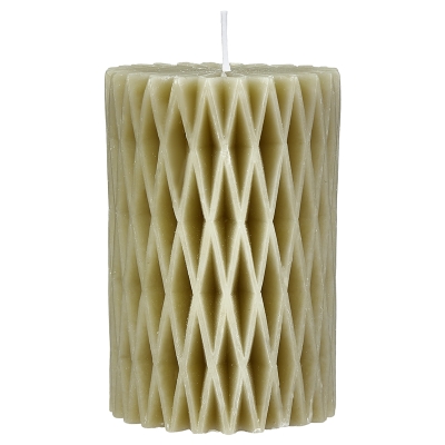 Vela Pilar Rombos Taupe 2x4"