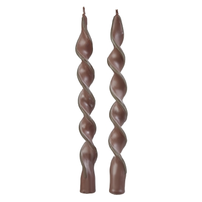 Velas Taper Rojo 1x10" 2 Piezas