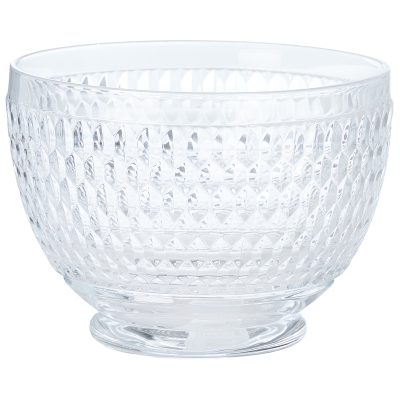 Ensaladera Boston Vidrio Transparente 9x6 Pulgadas