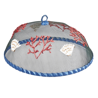 Cobertor de Alimentos Coral Plástico 14"