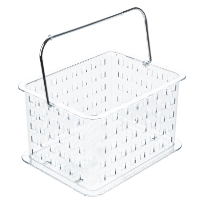 Canasta Rectangular Linus Transparente 9x7x5 Pulgadas