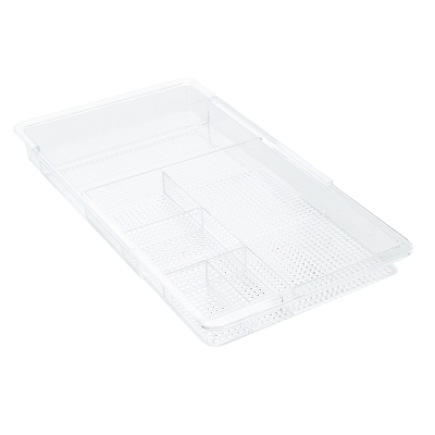 Organizador Cosméticos Expandible Plástico 8x1x11"