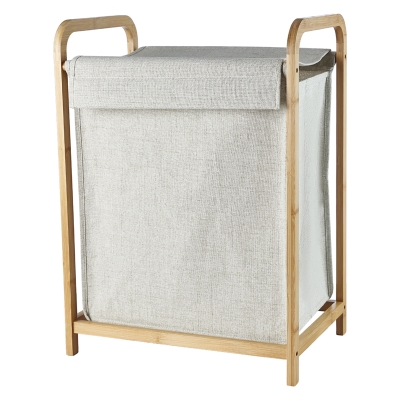 Hamper Elen Tela Gris 18x12x24"