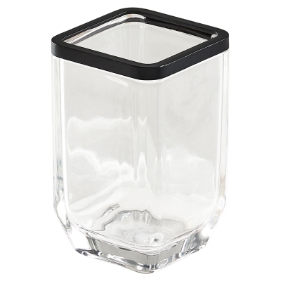 Vaso Tera Vidrio Negro