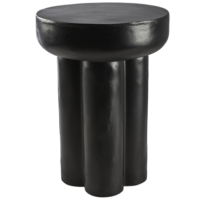 Mesa Auxiliar Resina Negra 14x19"