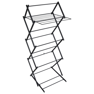 Tendedero Acero Inoxidable Negro 21x20x51"
