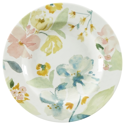 Plato Postre Fior Flores Multicolor 9"