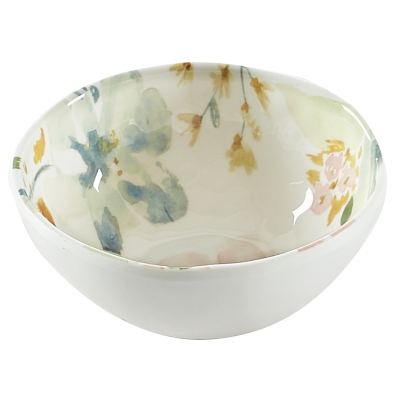 Tazón Fior Flores Multicolor 9"