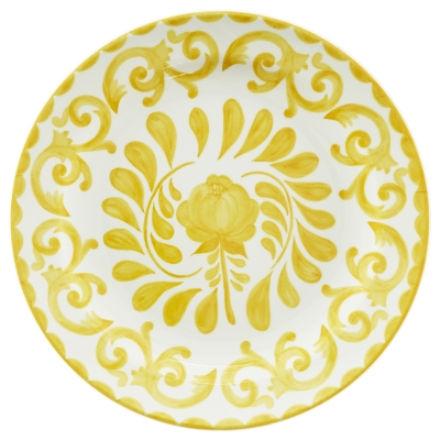 Plato Llano Amora Amarillo 11"