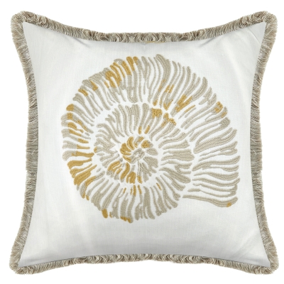 Cojín Coastal Ondine Crema 20x20"