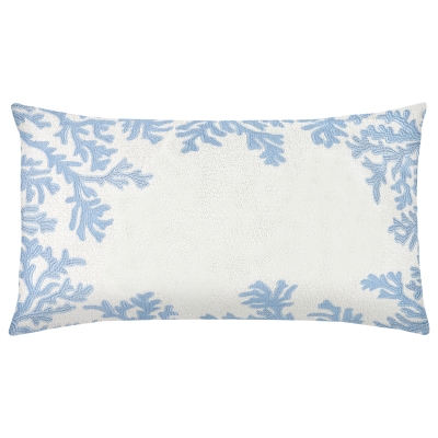 Cojín Coastal Noemi Azul Claro 14x24"
