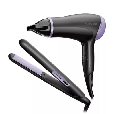 Combo Esencial Plancha y Blower Remington D3016GP