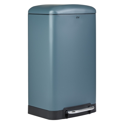 Basurero Ariane Acero Inoxidable Azul 30 L