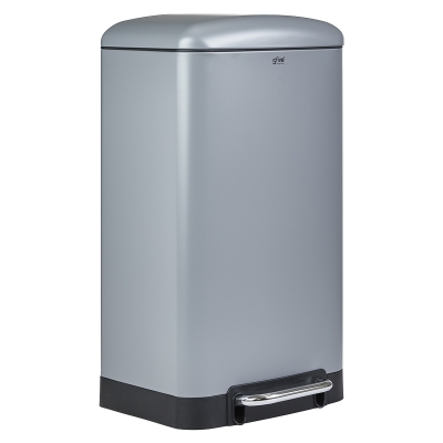Basurero Ariane Acero Inoxidable Gris 30 L