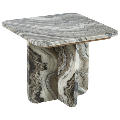 Mesa Lateral Art Du Chic Mármol Vetado 18"