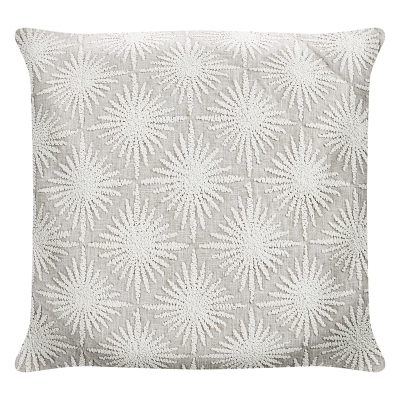 Cojín Coastal Crema Blanco 18x18"