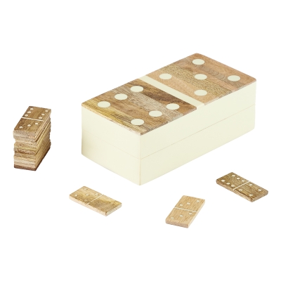 Dominó Decorativos Madera Resina 6x3x2"