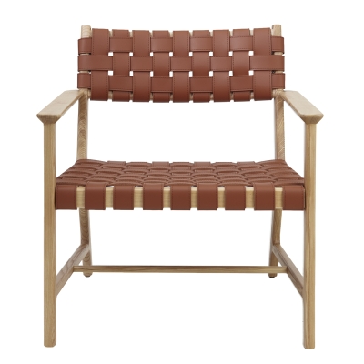 Silla Island Madera Marrón 24"