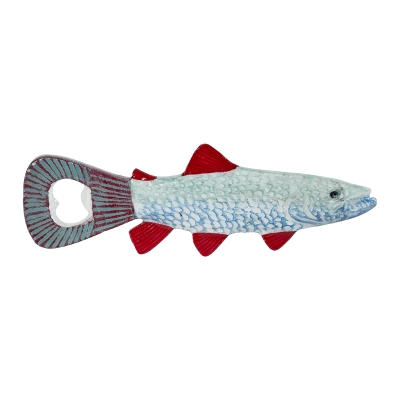 Destapador Pez Aluminio Azul