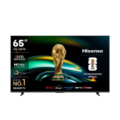 Televisor 65 Pulgadas Hisense ULED MiniLED 4K 65U6QV