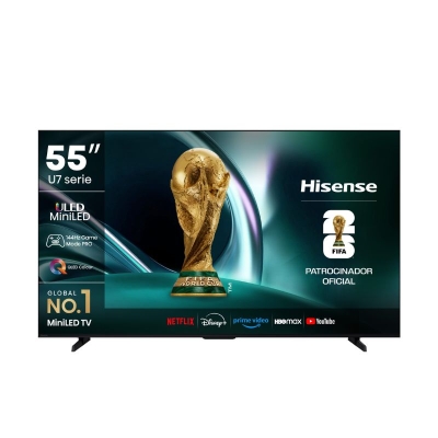 Televisor 55 Pulgadas Hisense ULED MiniLED 144hz 55U7QG