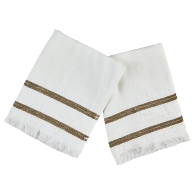 Toalla de Cocina Alsa Blanco Crema 2 Piezas