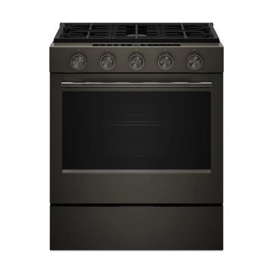 Estufa Inteligente 30 Pulgadas Gas Convección 5 Hornillas KitchenAid KSGS530SBE