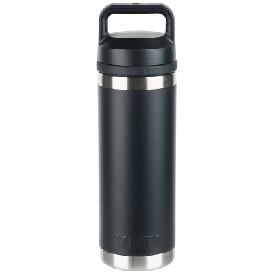 Botella Térmica Rambler Acero Inoxidable Negro 18 Oz