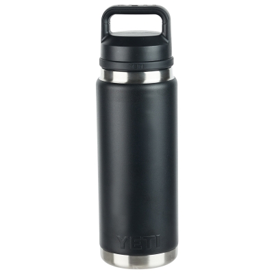 Botella Térmica Rambler Acero Inoxidable Negro 26 Oz