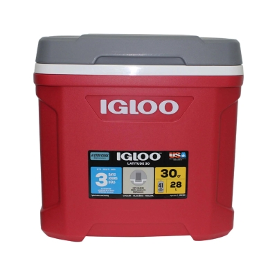 Igloo Nevera Contour Patriotic Roja/Gris 30 Qt