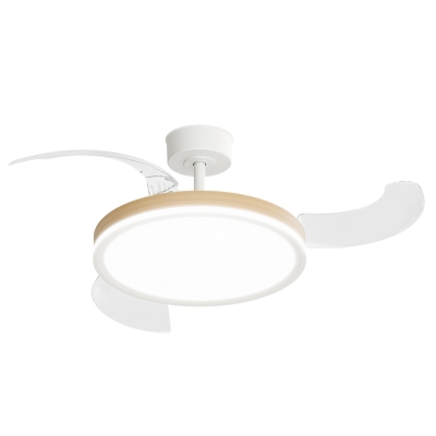 Abanico de Techo Retráctil Inspire Bosa 42 Pulgadas Blanco Madera IP44