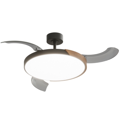 Abanico de Techo Retráctil Inspire Furtuna 48 Pulgadas Negro Madera