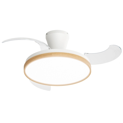 Abanico de Techo Retráctil Inspire Sama 42 Pulgadas Blanco Madera