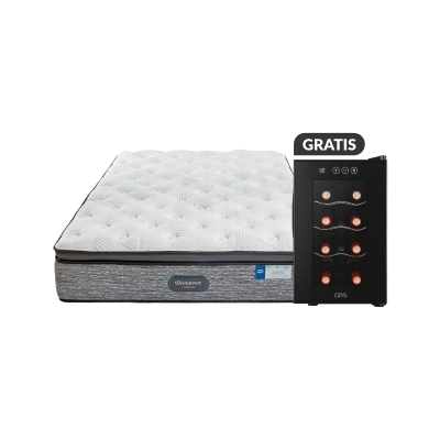 Colchón Queen XL Millennium Simmons Beautyrest + Base + Vinera