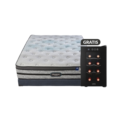 Colchón King Evenloft Simmons Beautyrest + Base + Vinera