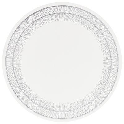 Individual Regan Plástico Redondo 15 Pulgadas